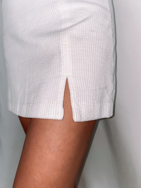 Poppy Cord Mini Skirt